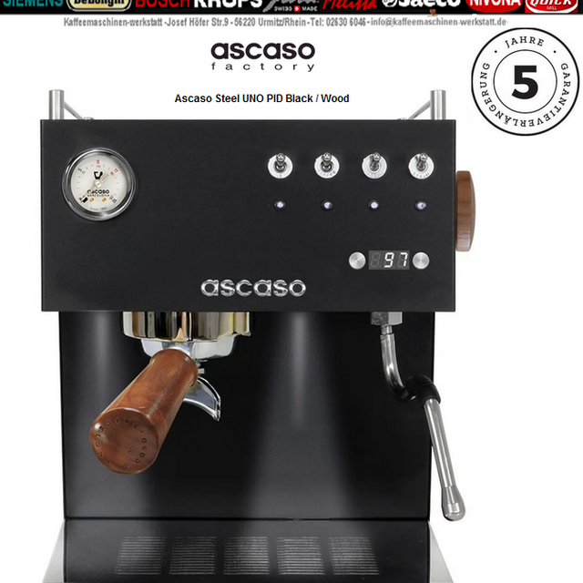 Siebträger-Fachhandel für den Haushalt von QuickMill, ECM, Rocket, Bezerra, Ascaso & Co.